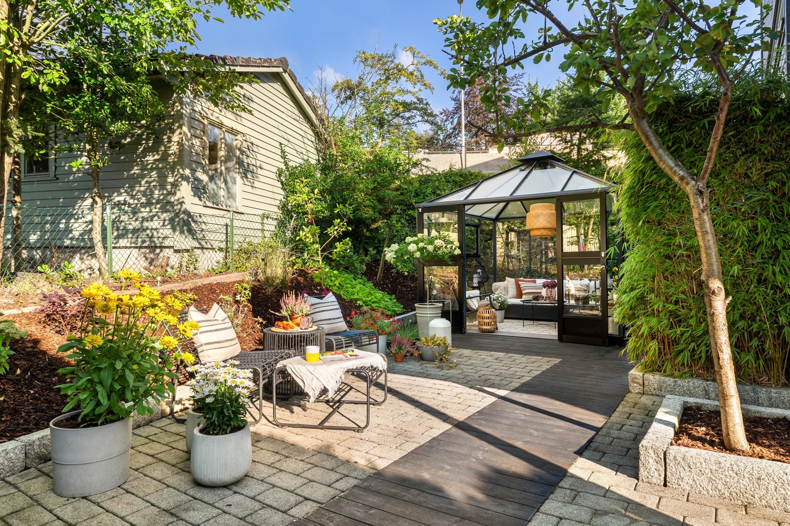 Uteområde. Galleribilde