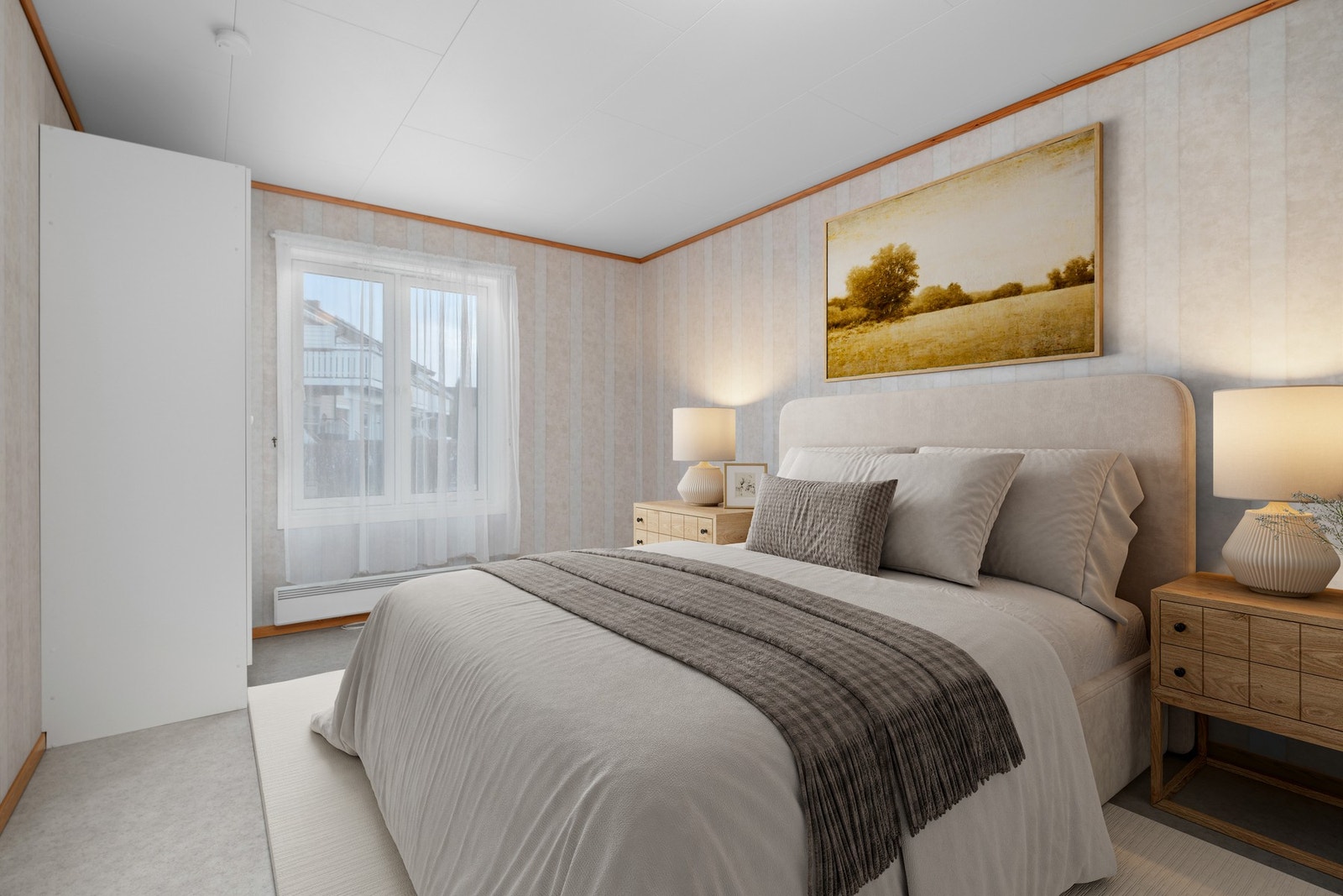 Stort hovedsoverom på 13,5 kvm. Galleribilde