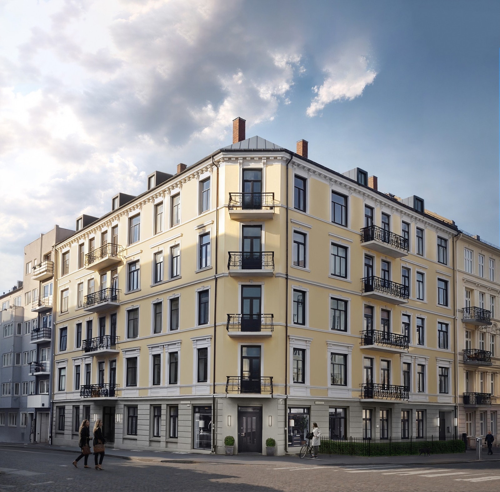 Vakker hjørnebygård fra 1898. Galleribilde