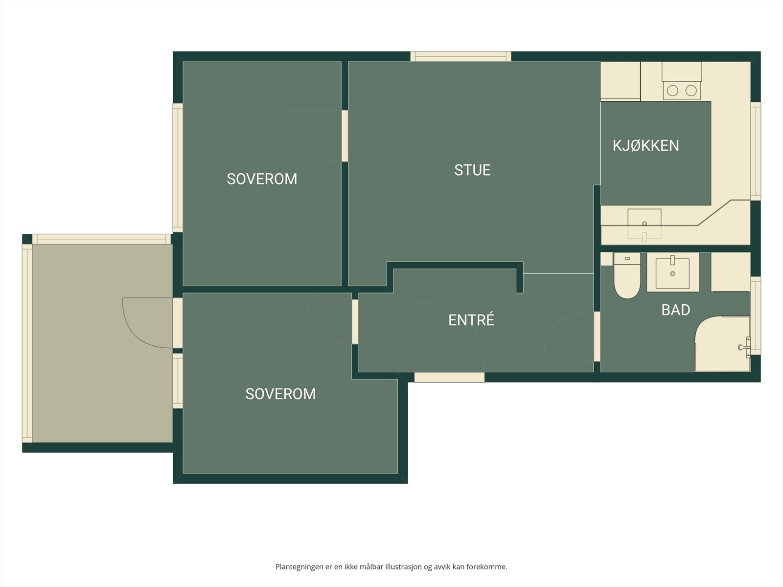 Plantegning. Galleribilde