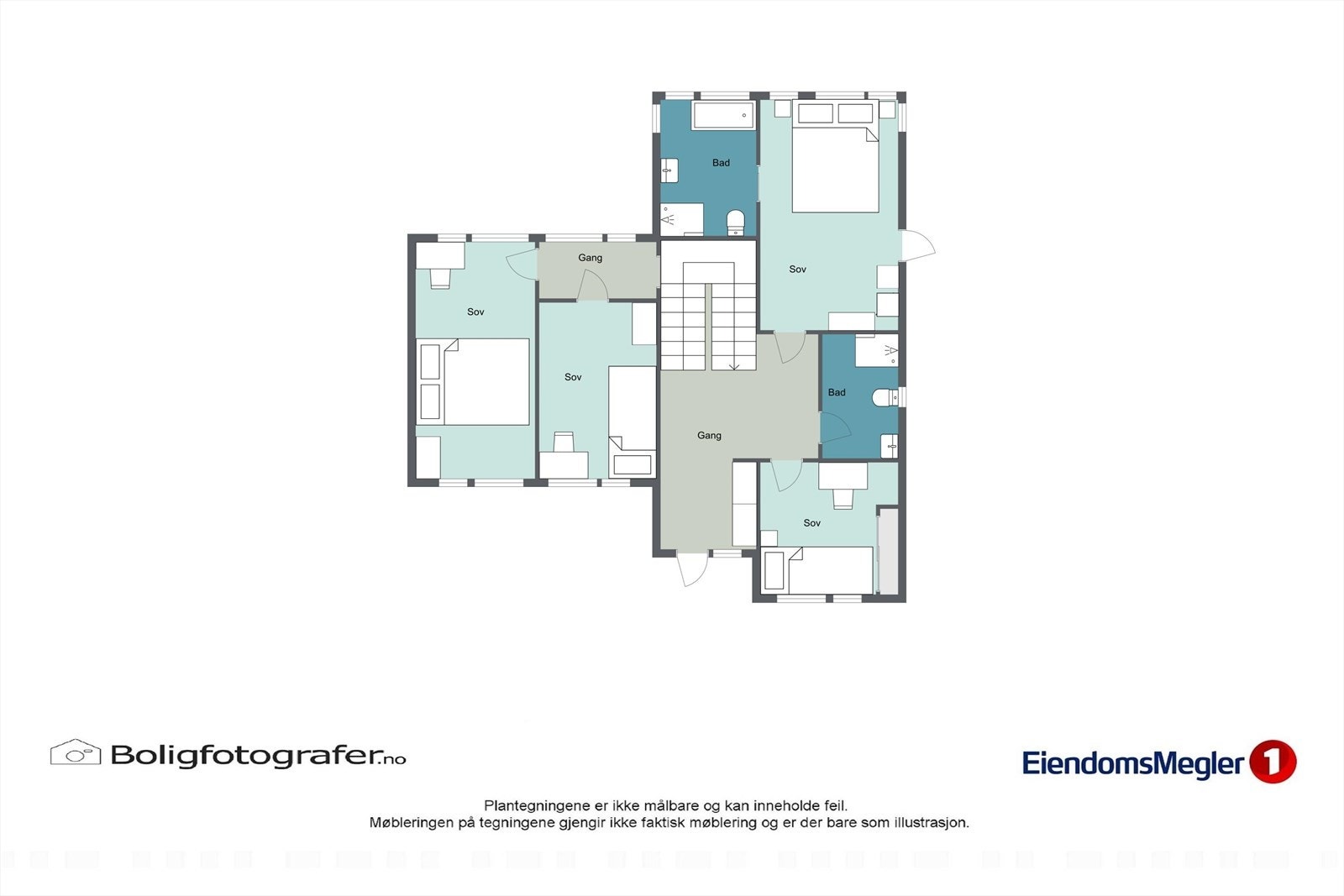 Plantegning 1. etasje Galleribilde