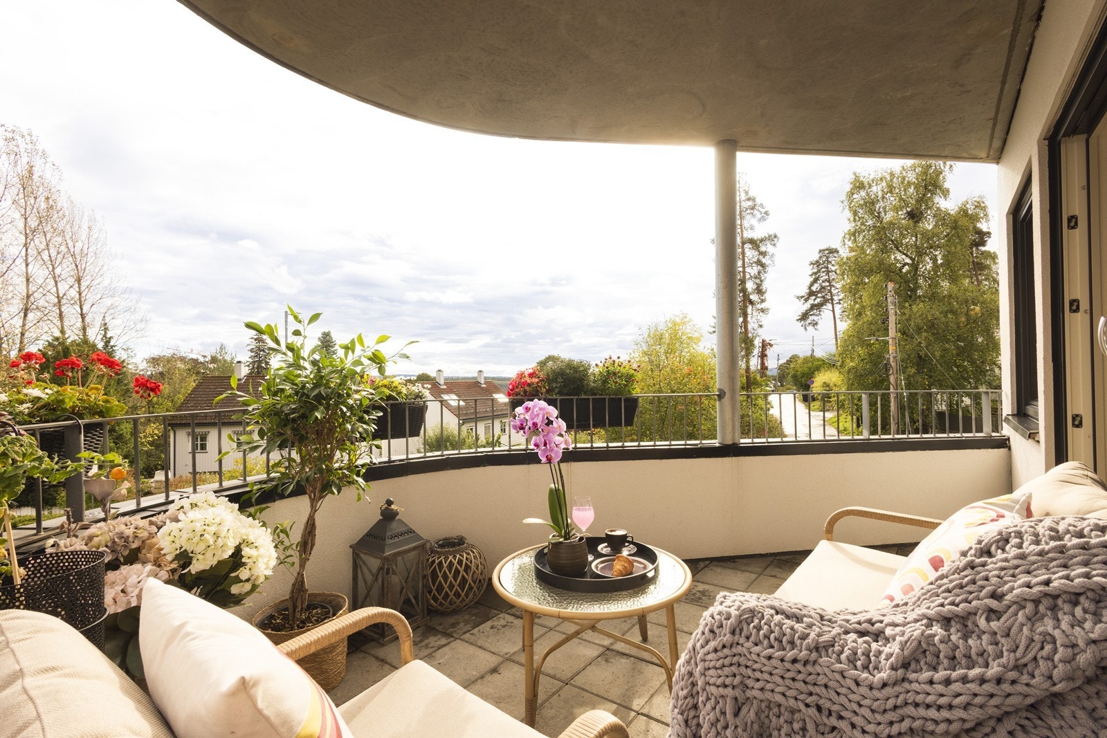 Lun, overbygget terrasse Galleribilde