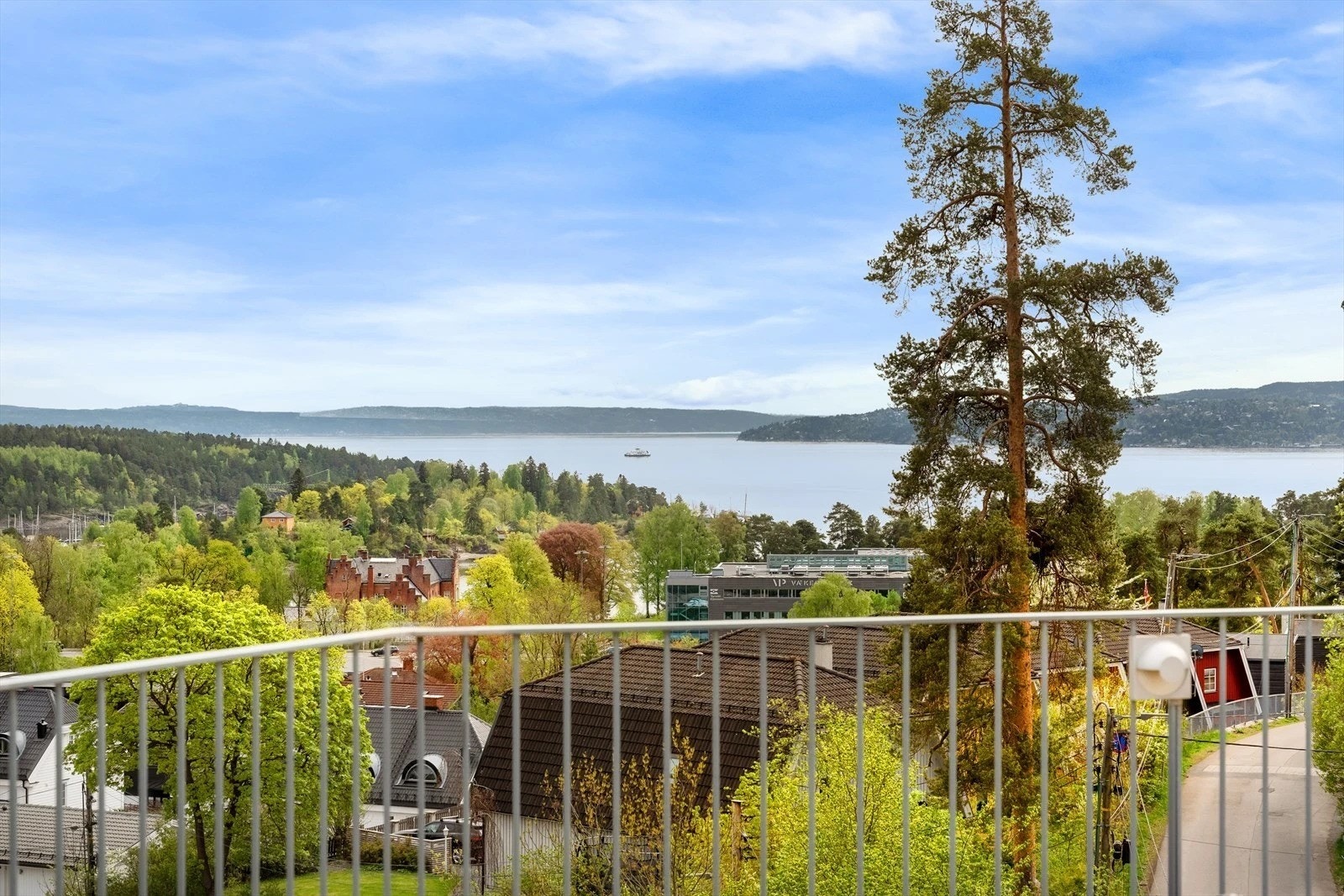 Utsikt fra takterrassen Galleribilde