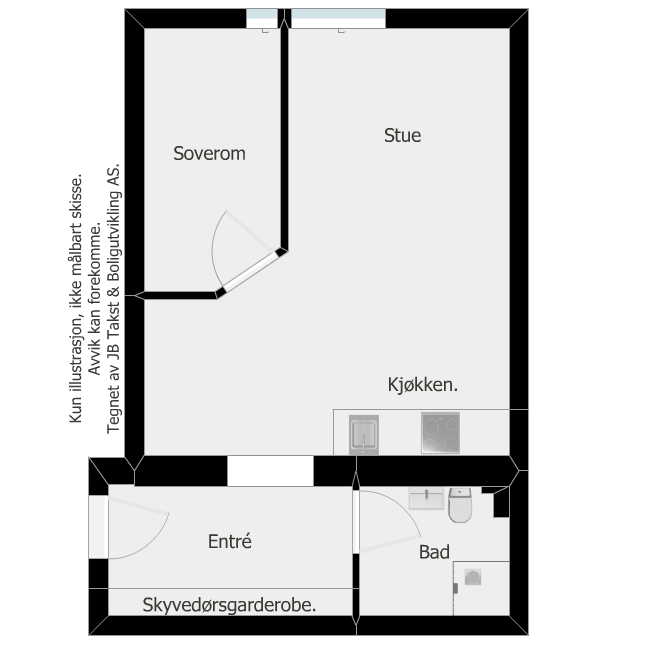 Plantegning Galleribilde