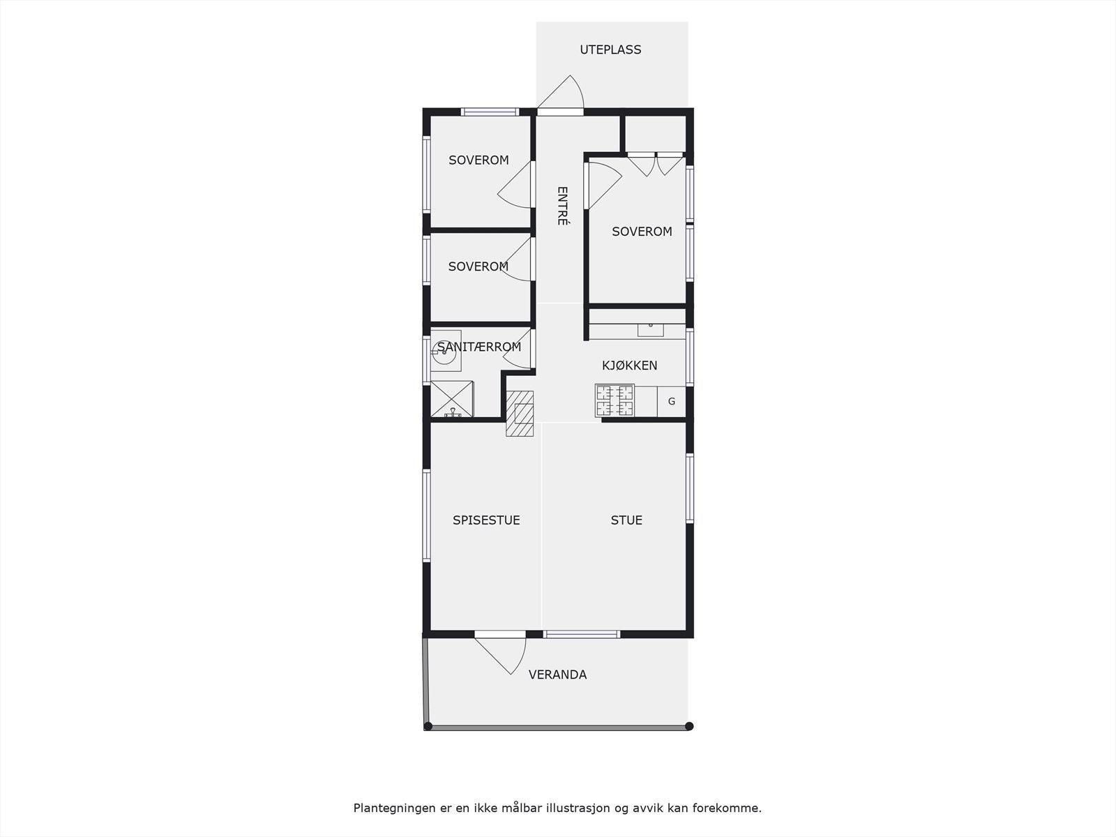 Plantegning. Galleribilde