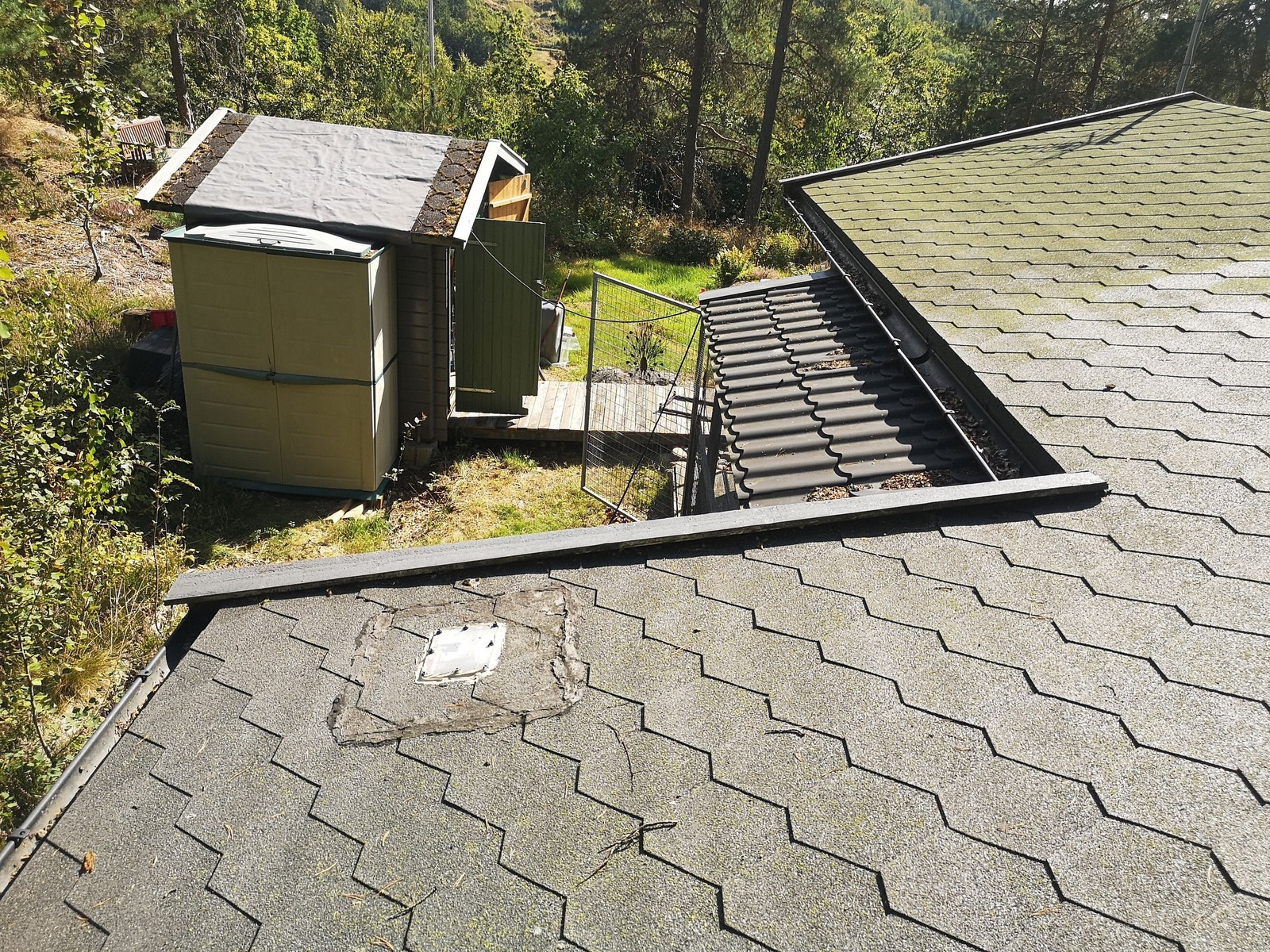 Over soverom, gammelt pipeløp som er lukket Galleribilde