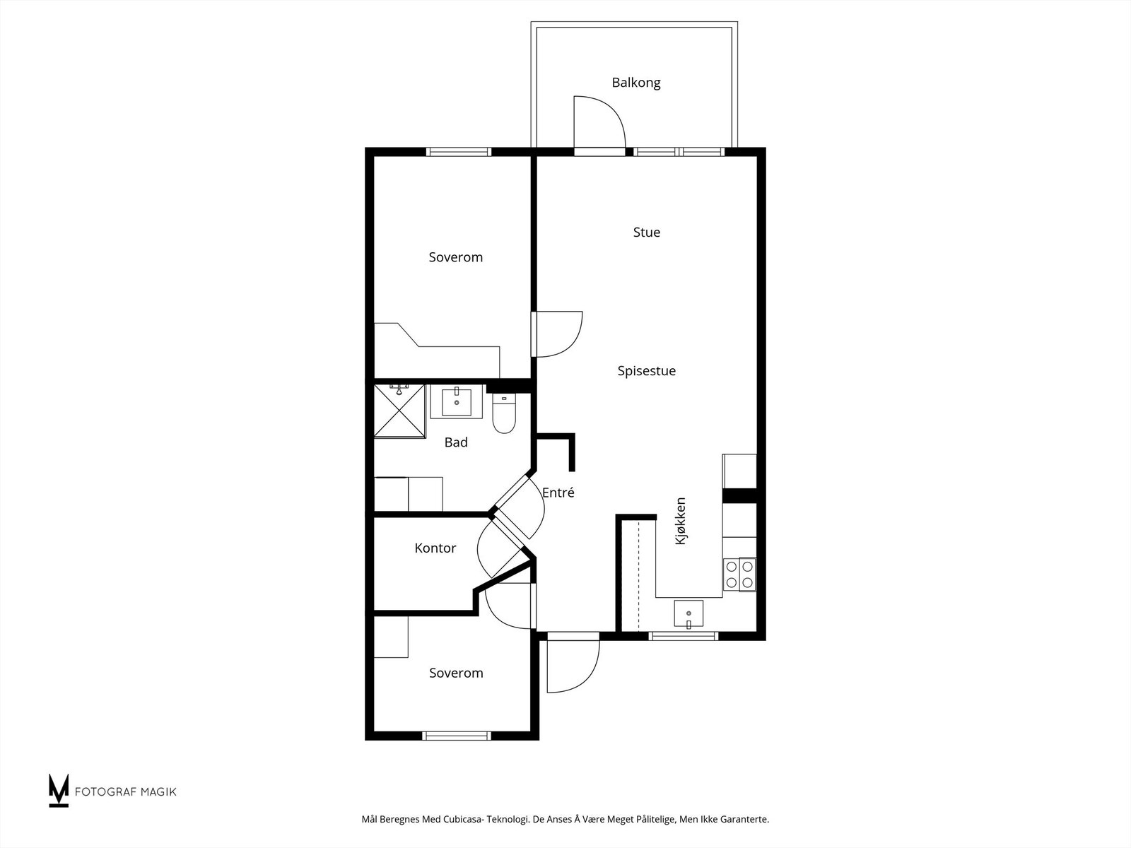 Plantegning Galleribilde