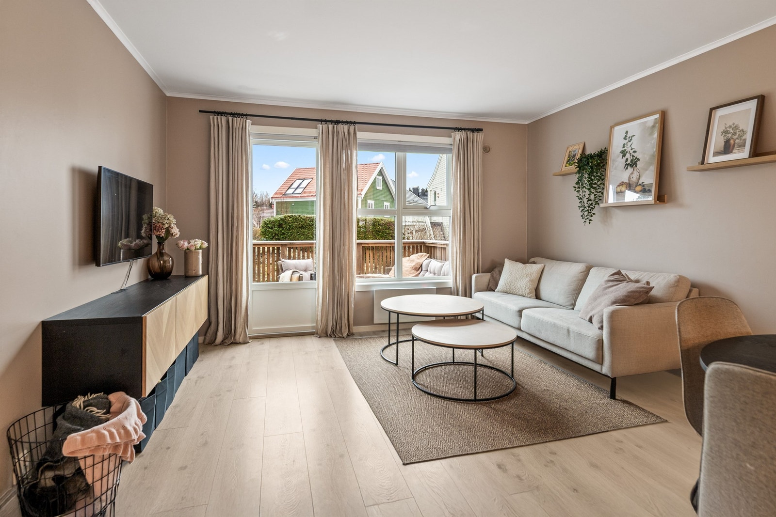 Et moderne og samstemt fargevalg Galleribilde