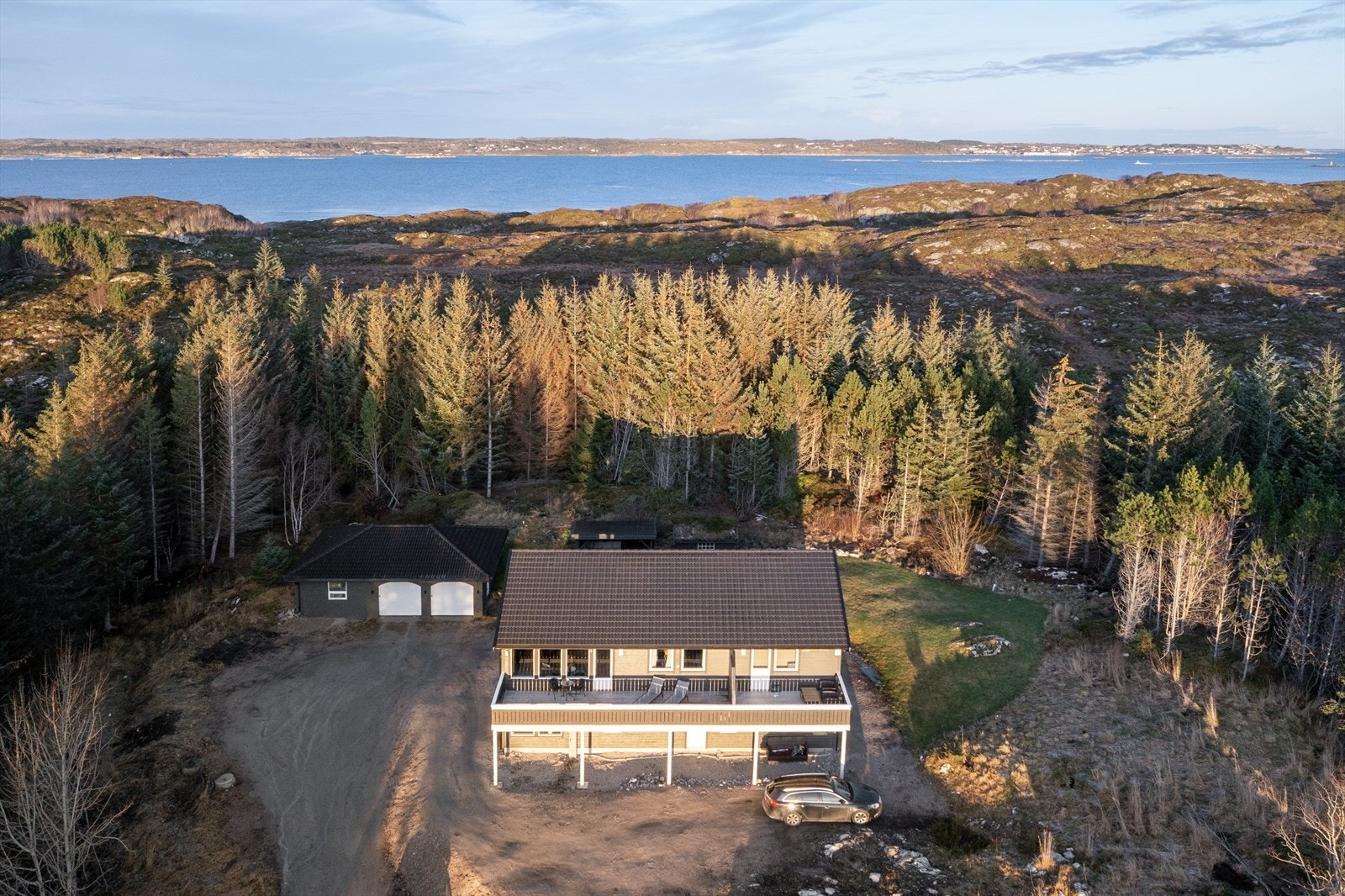 Privat beliggenhet midt i naturen Galleribilde