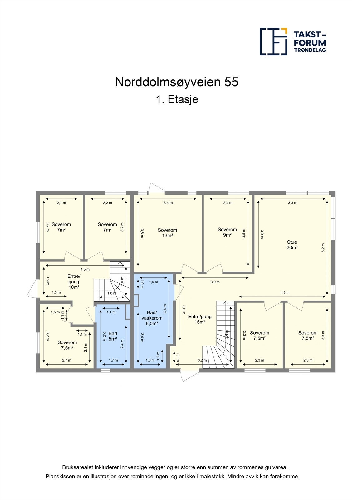 Plantegning Galleribilde