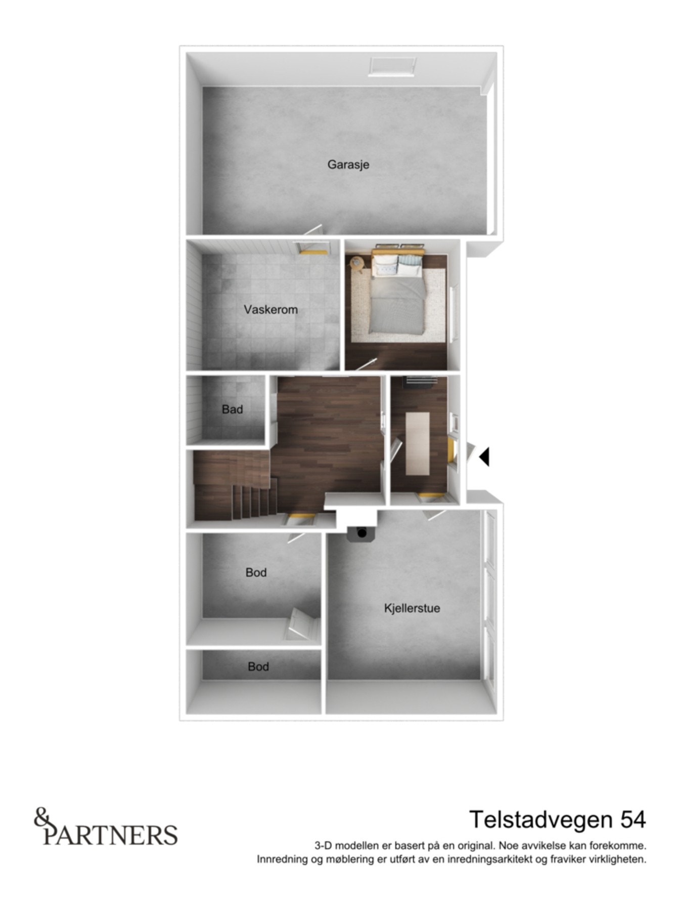 Planskisse 1. etasje Galleribilde