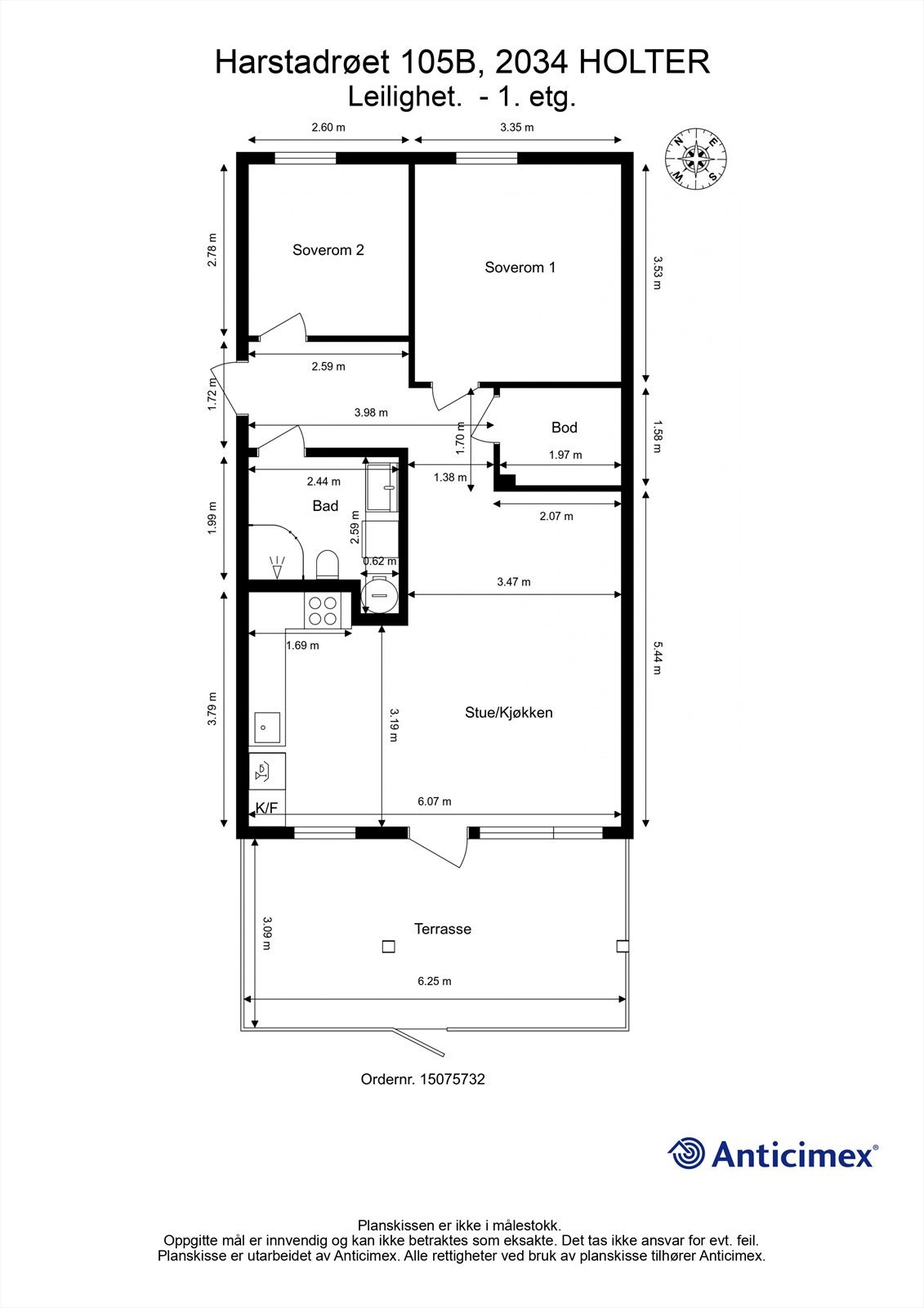 Plantegning. Galleribilde
