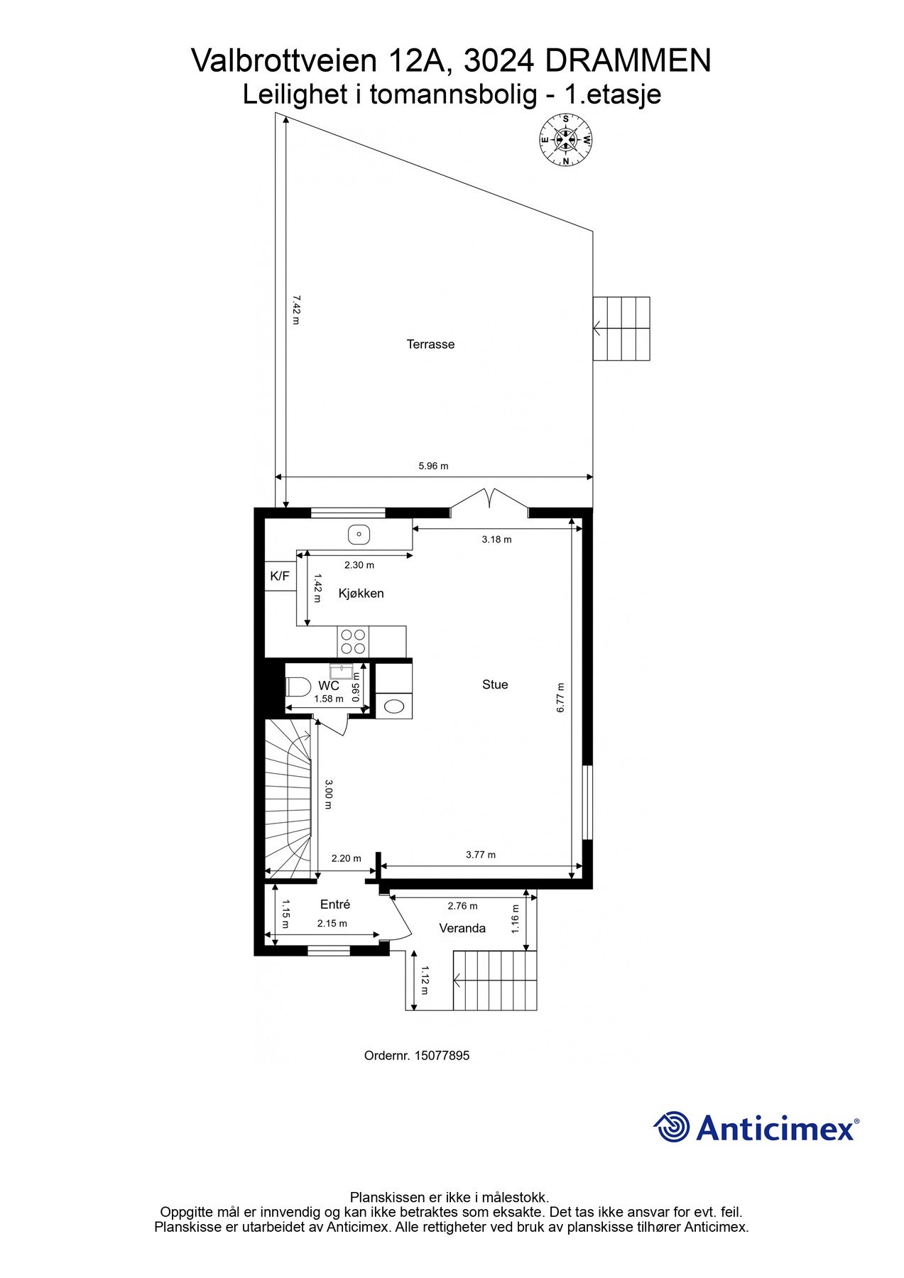 Plantegning (1.etasje) Galleribilde