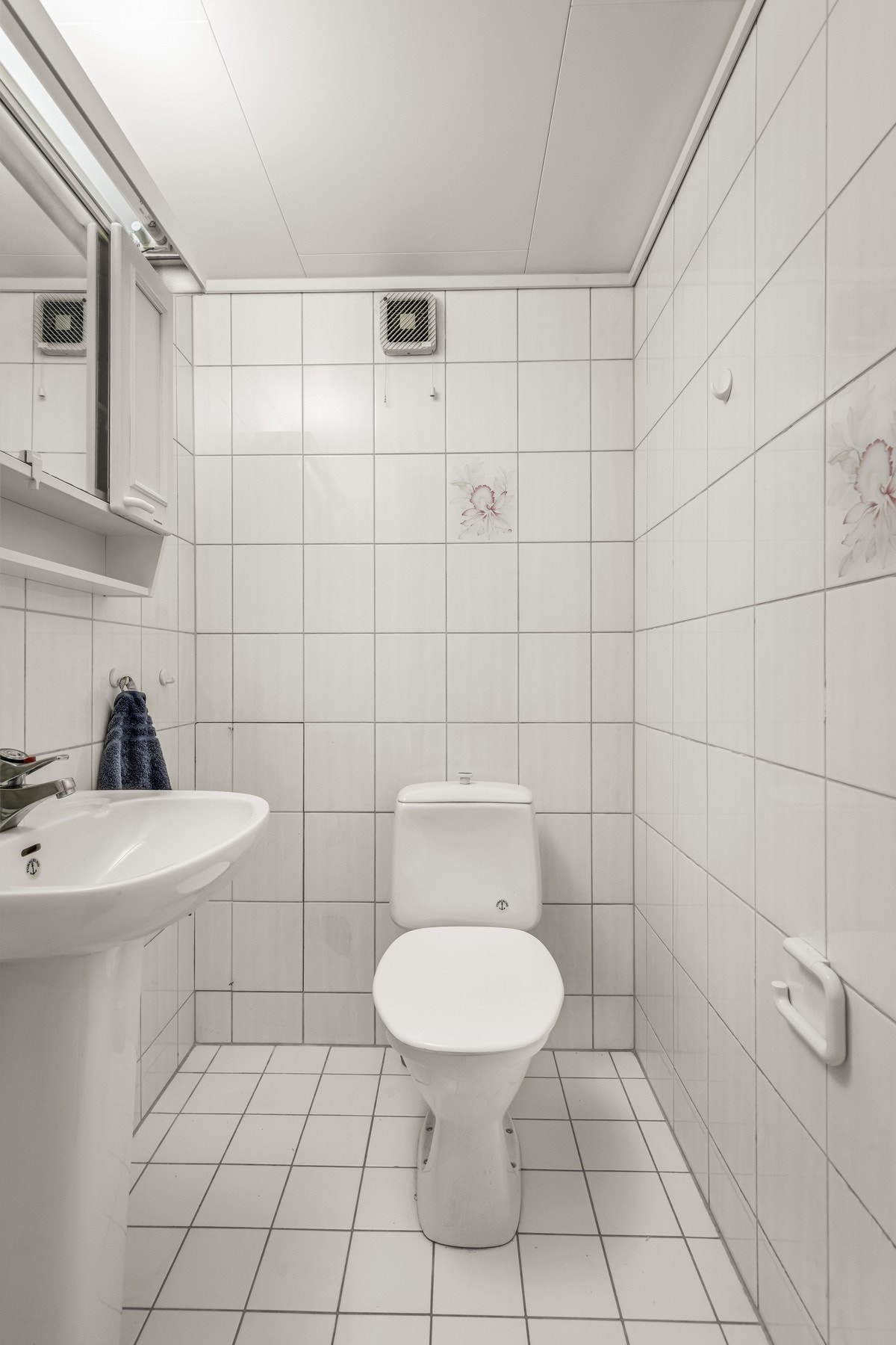 Eneboligen har også et eget toalettrom i underetasjen. Galleribilde