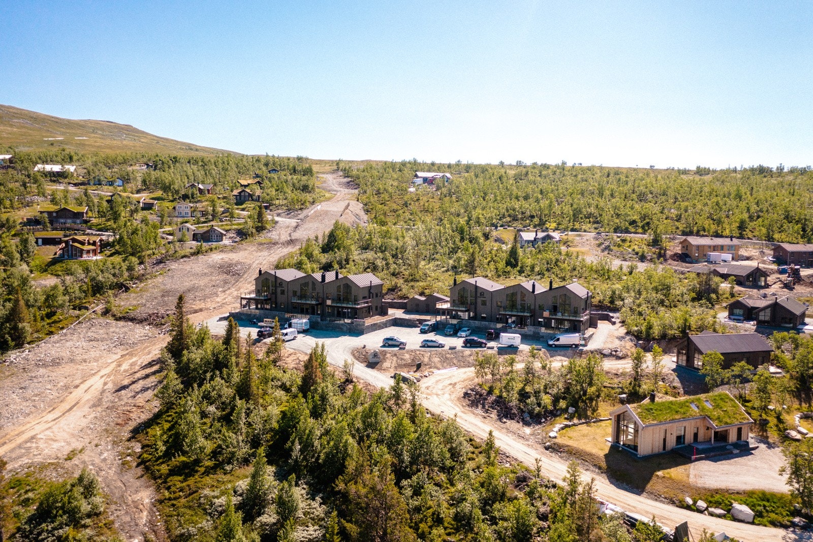 Leiligheten ligger rett ved skibakken - Her kan man parkere bilen og nyte resten av helgen i bakkene Galleribilde