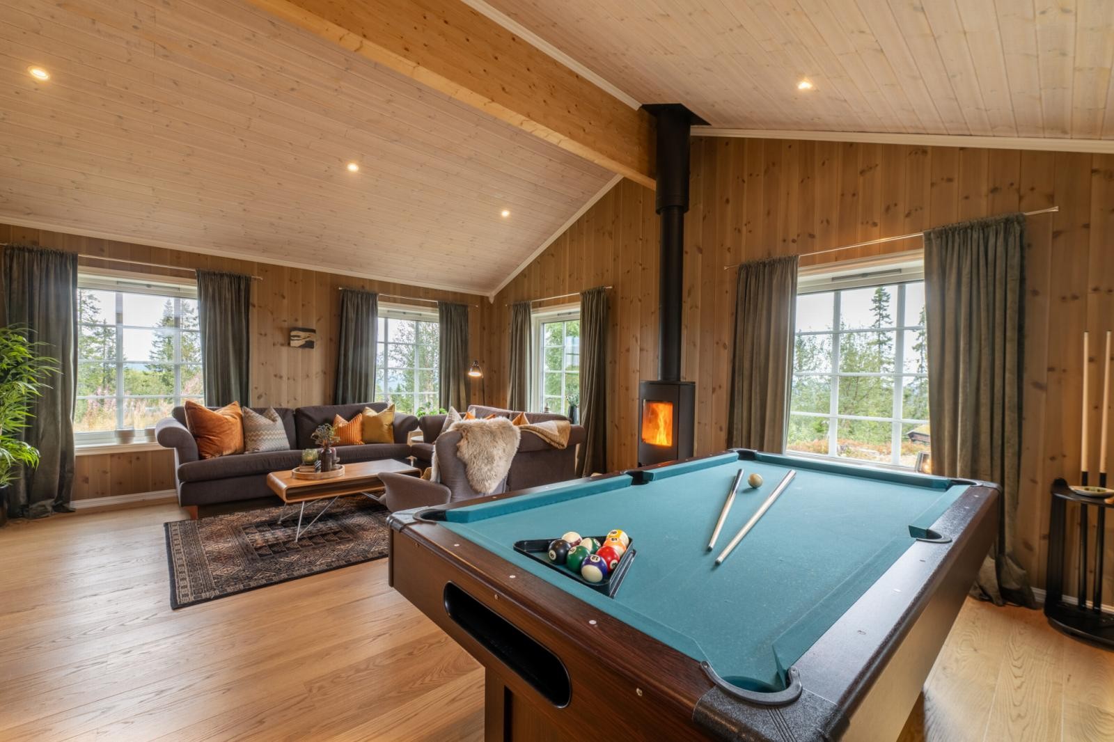 Sosial sone, ideelt for hyggelige kvelder sammen. Galleribilde