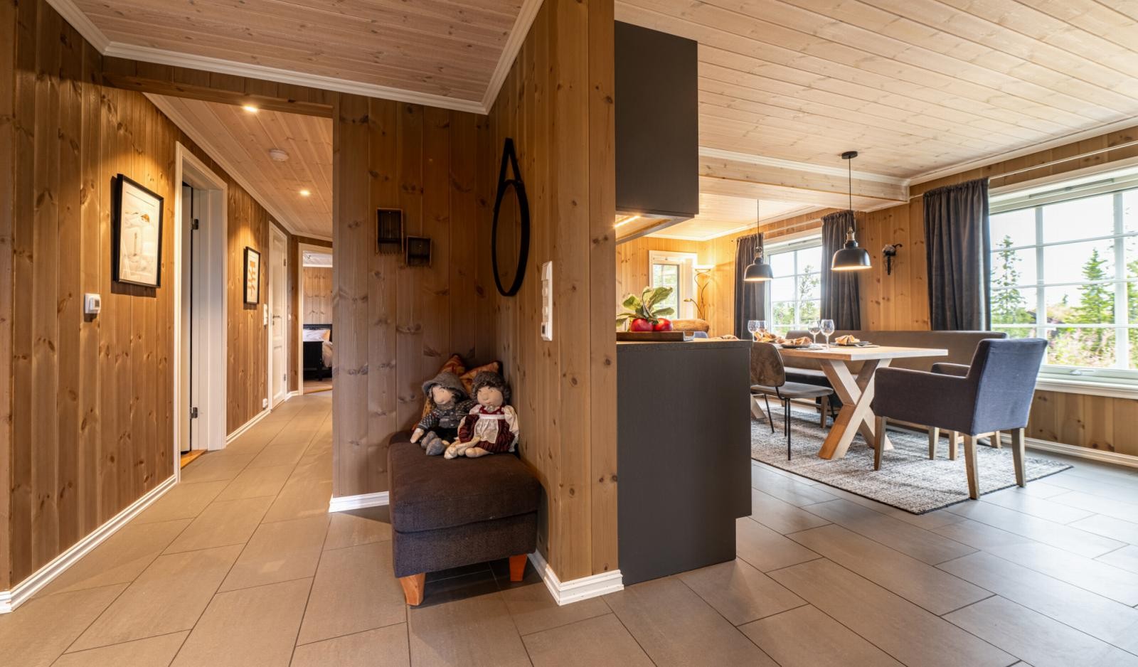 Åpen og innbydende gang Galleribilde