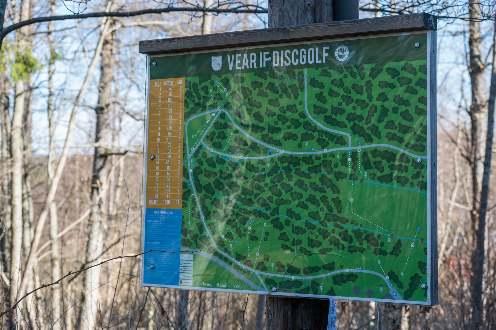 Vear IF Discgolf-bane Galleribilde