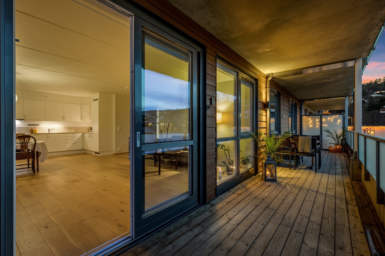 Stemningsbilde kveld. Galleribilde