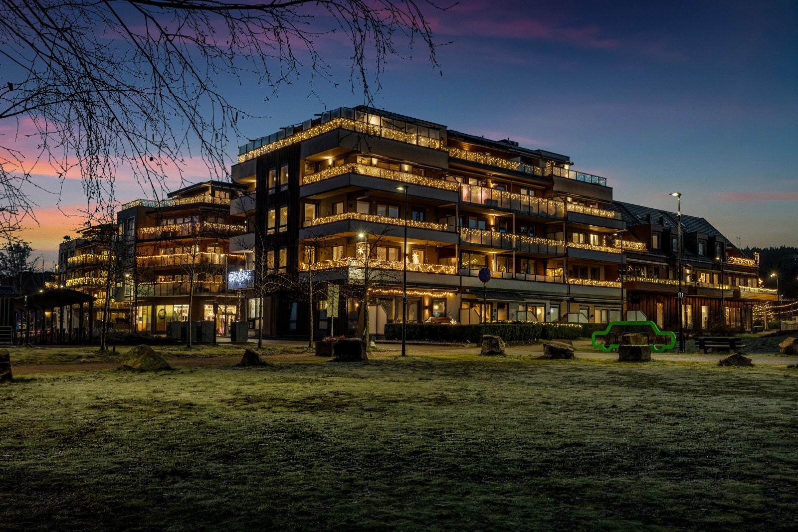 Stemningsbilde kveld. Galleribilde