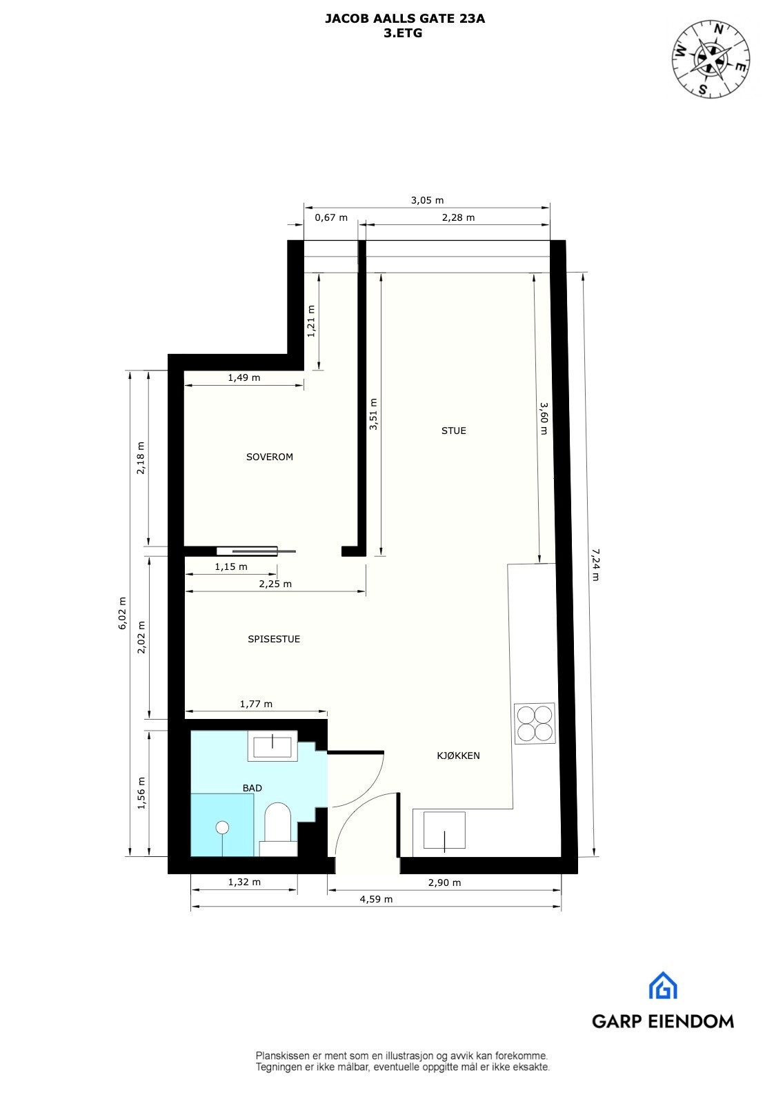 Plantegning Galleribilde