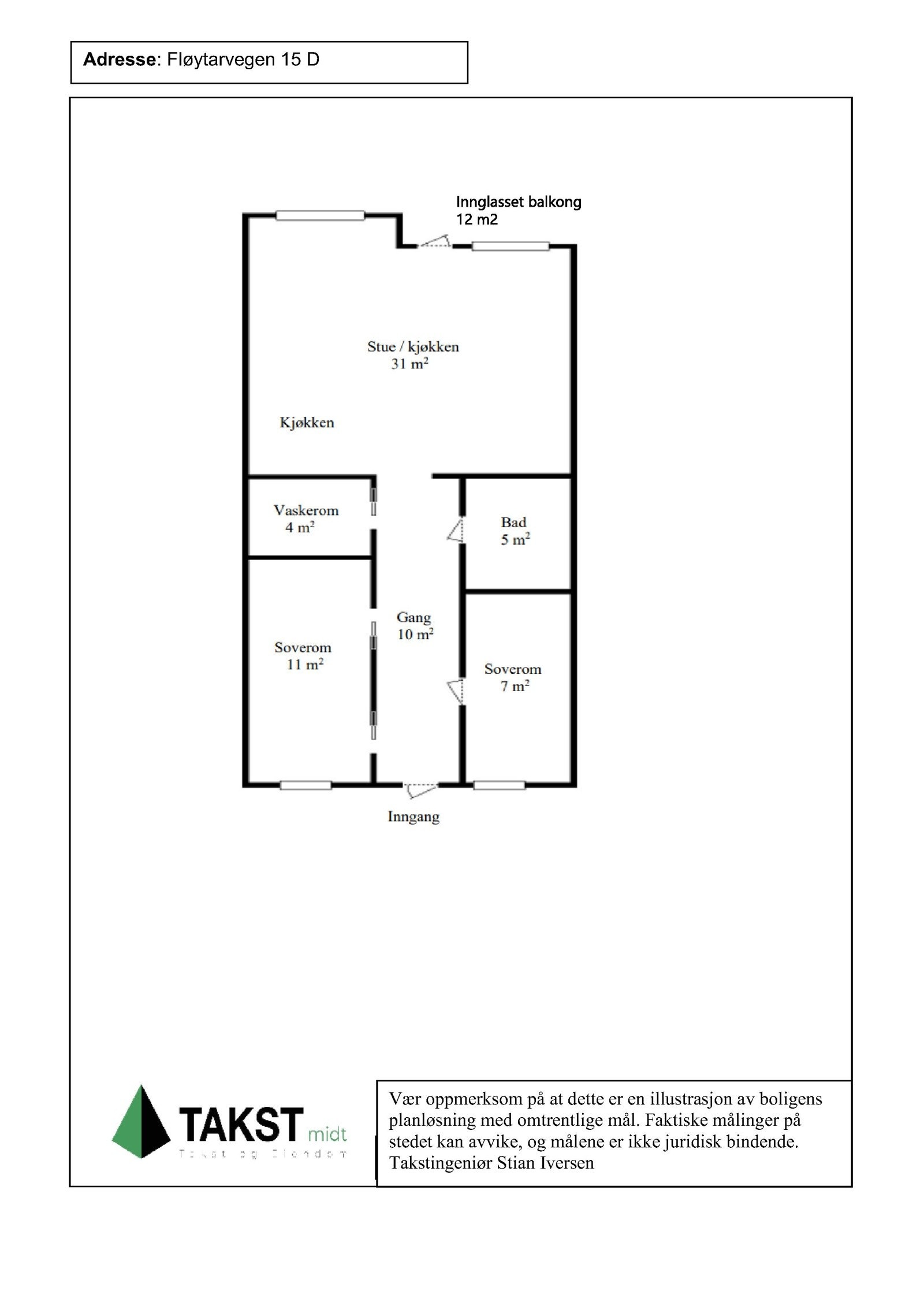 Planskisse Galleribilde