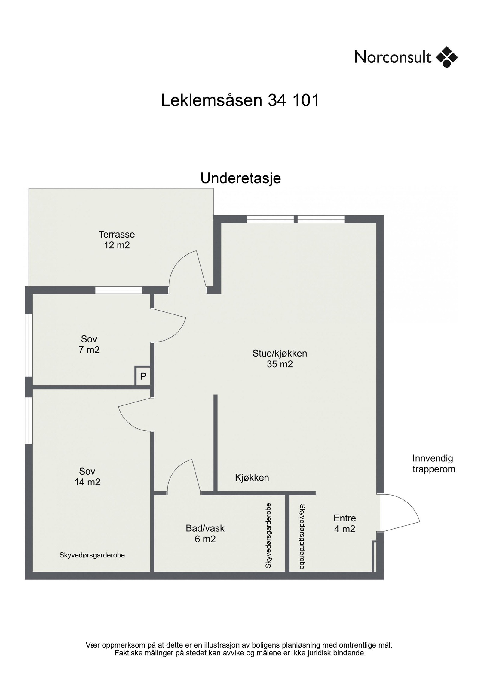 Plantegning Galleribilde