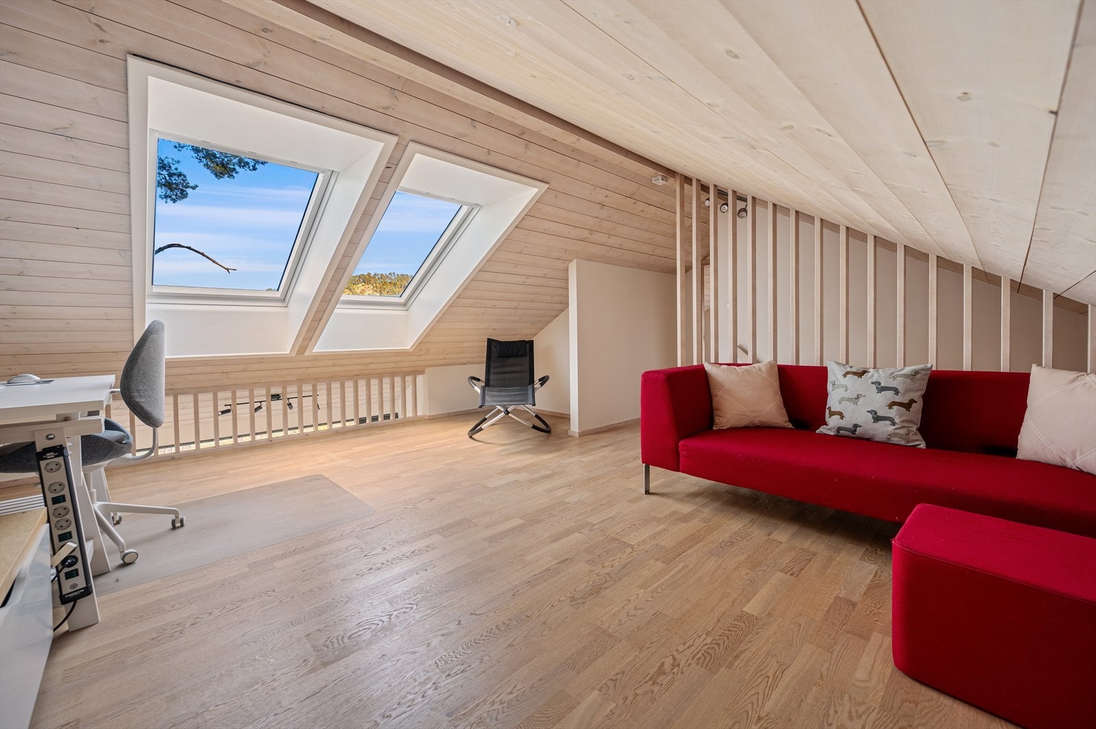 Loftstue/kontor. Galleribilde