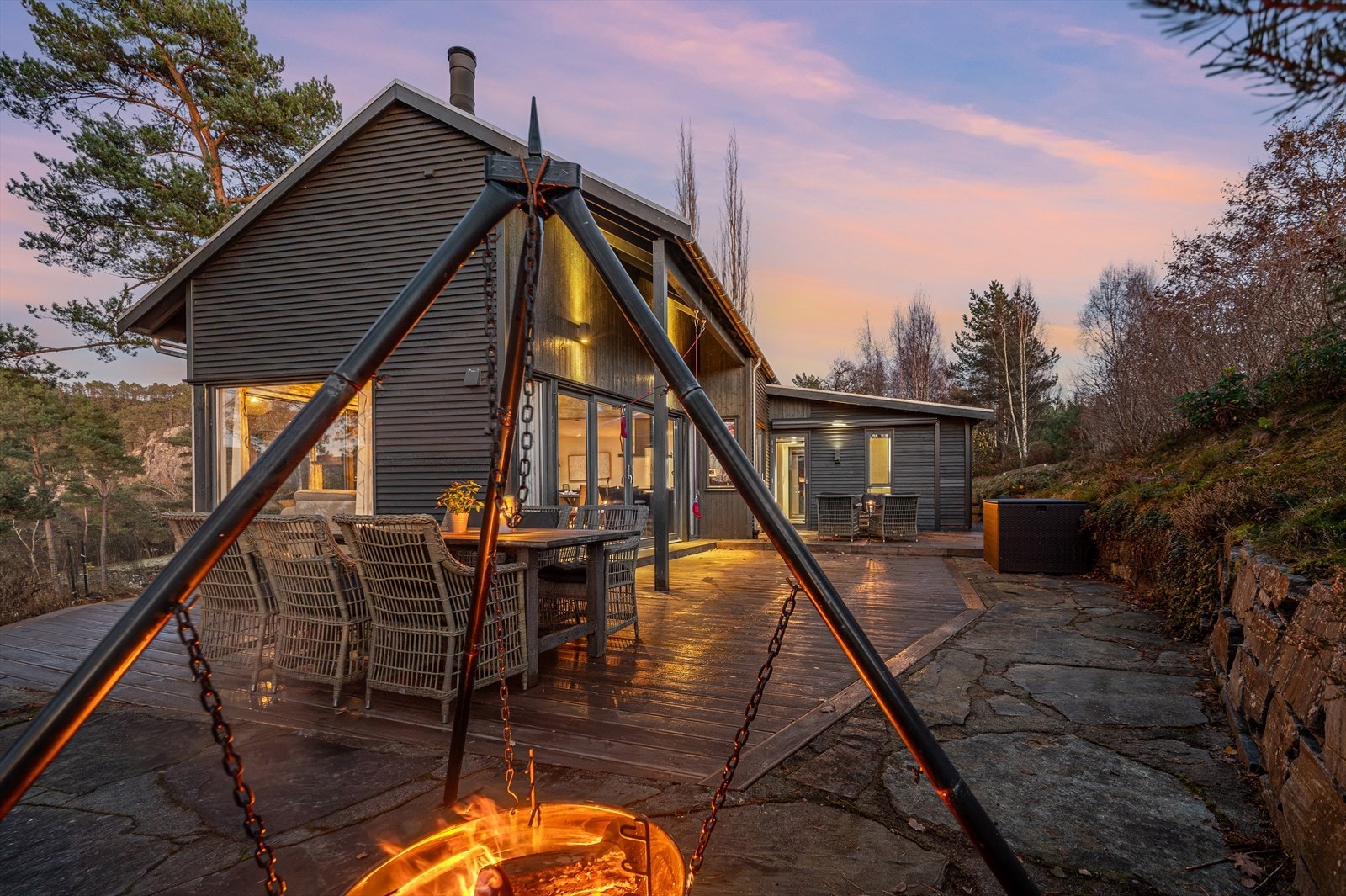 Terrasseareal på ca 80 kvm. Galleribilde