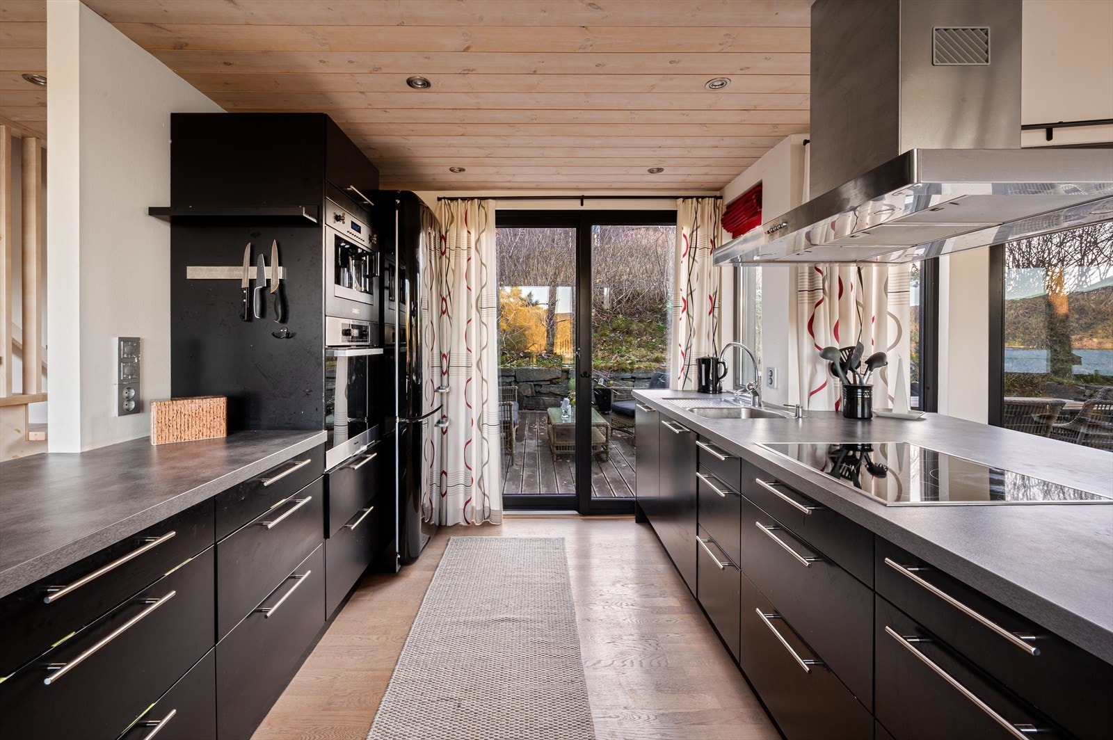 Utgang til terrasse. Galleribilde