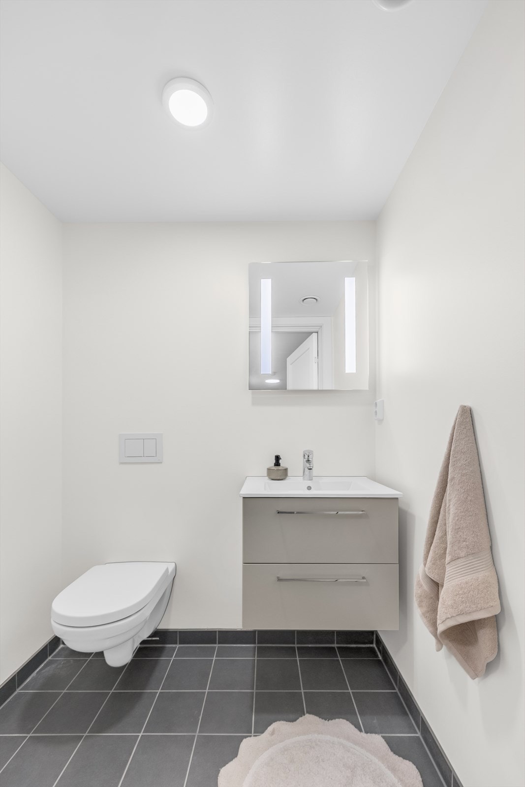 Praktisk toalettrom. Galleribilde