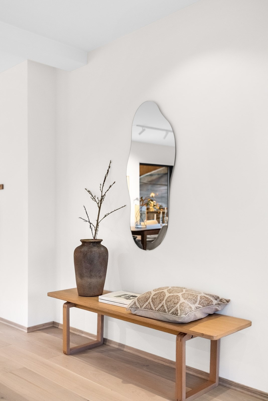 Det er pipeløp i stuen med mulighet for montering av peis. Galleribilde