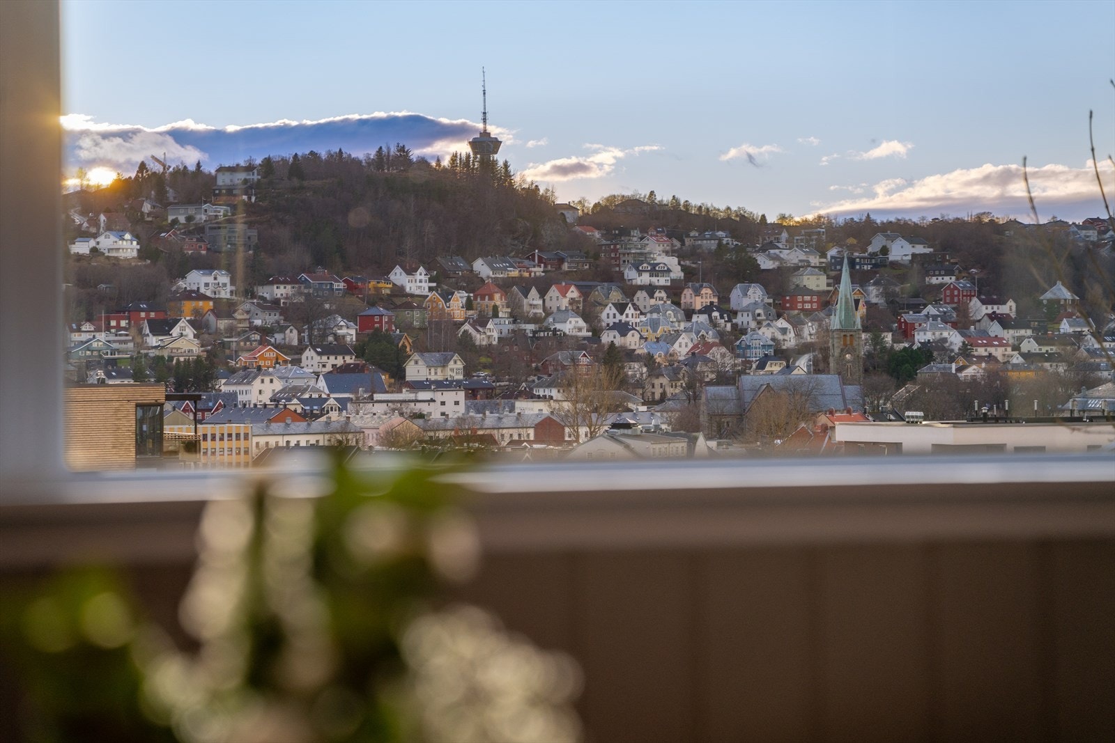 Her får du en leilighet med fantastisk utsikt. Galleribilde
