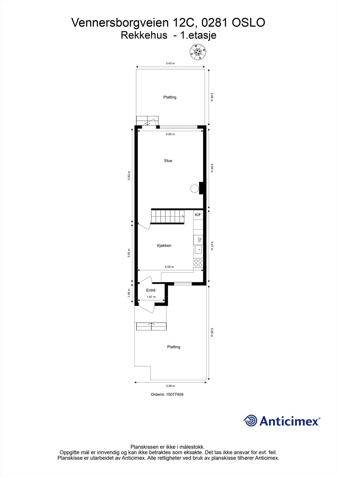 Plantegning- 1.etasje Galleribilde