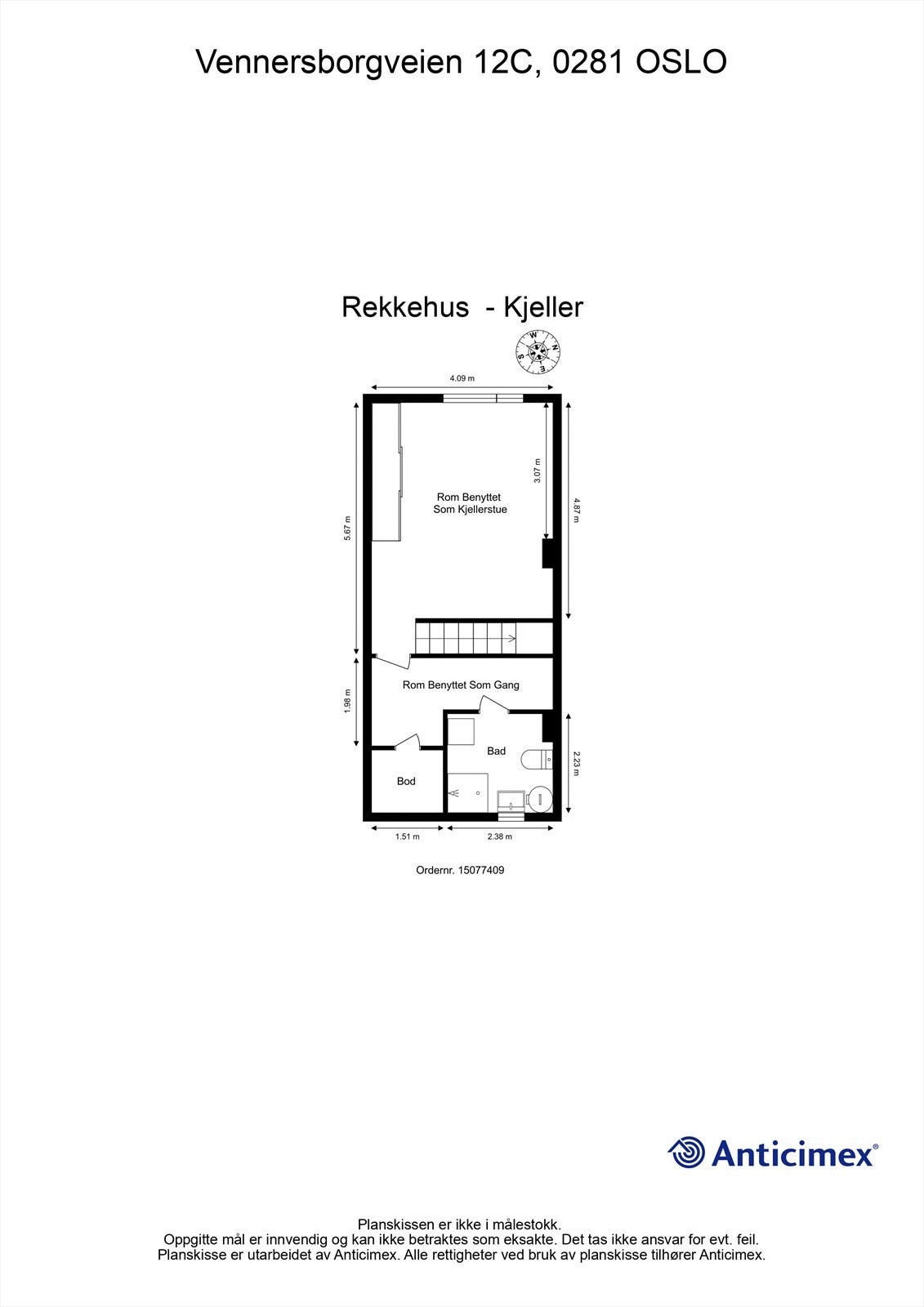 Plantegning- Kjeller Galleribilde