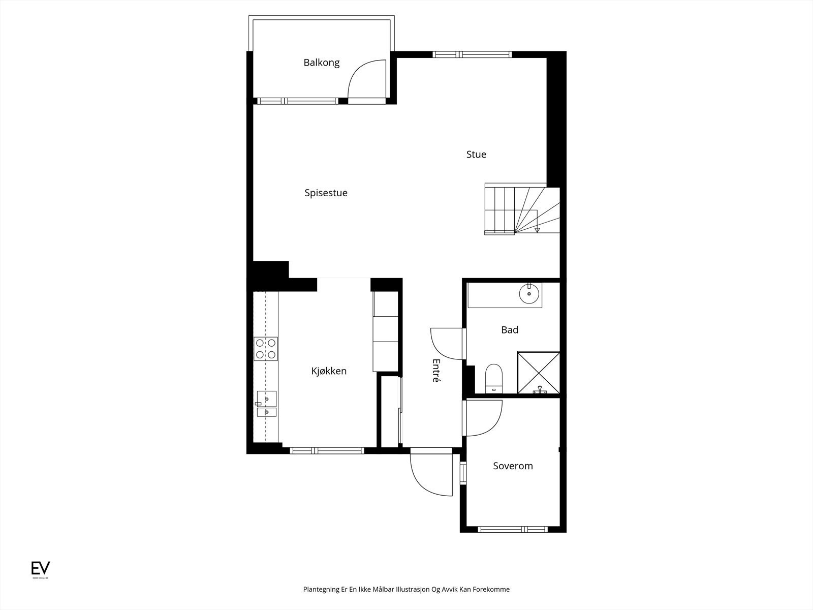 Plantegning 2. etasje Galleribilde