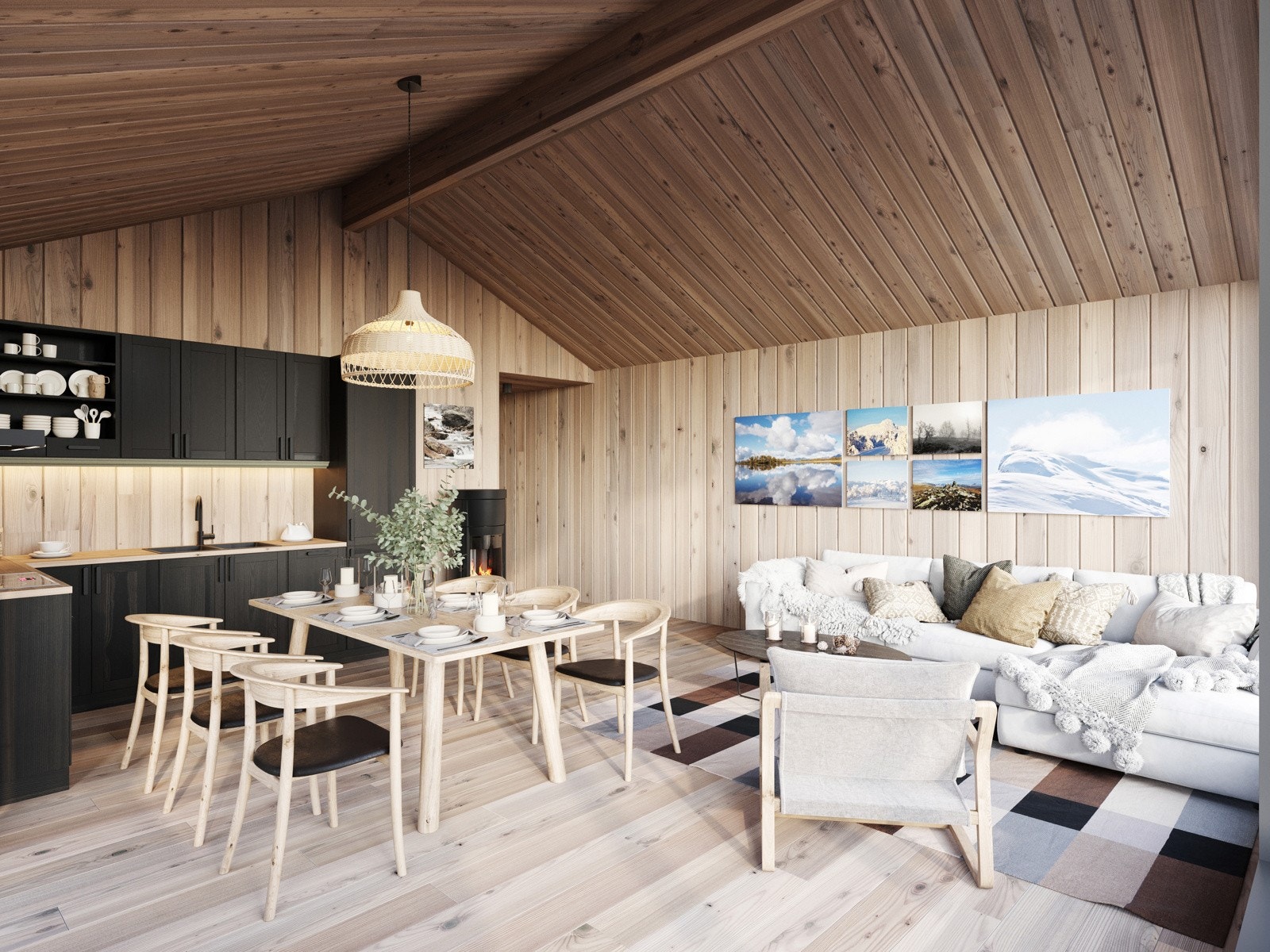 Illustrasjonsbilde fra standard leveranse innvendig. Galleribilde