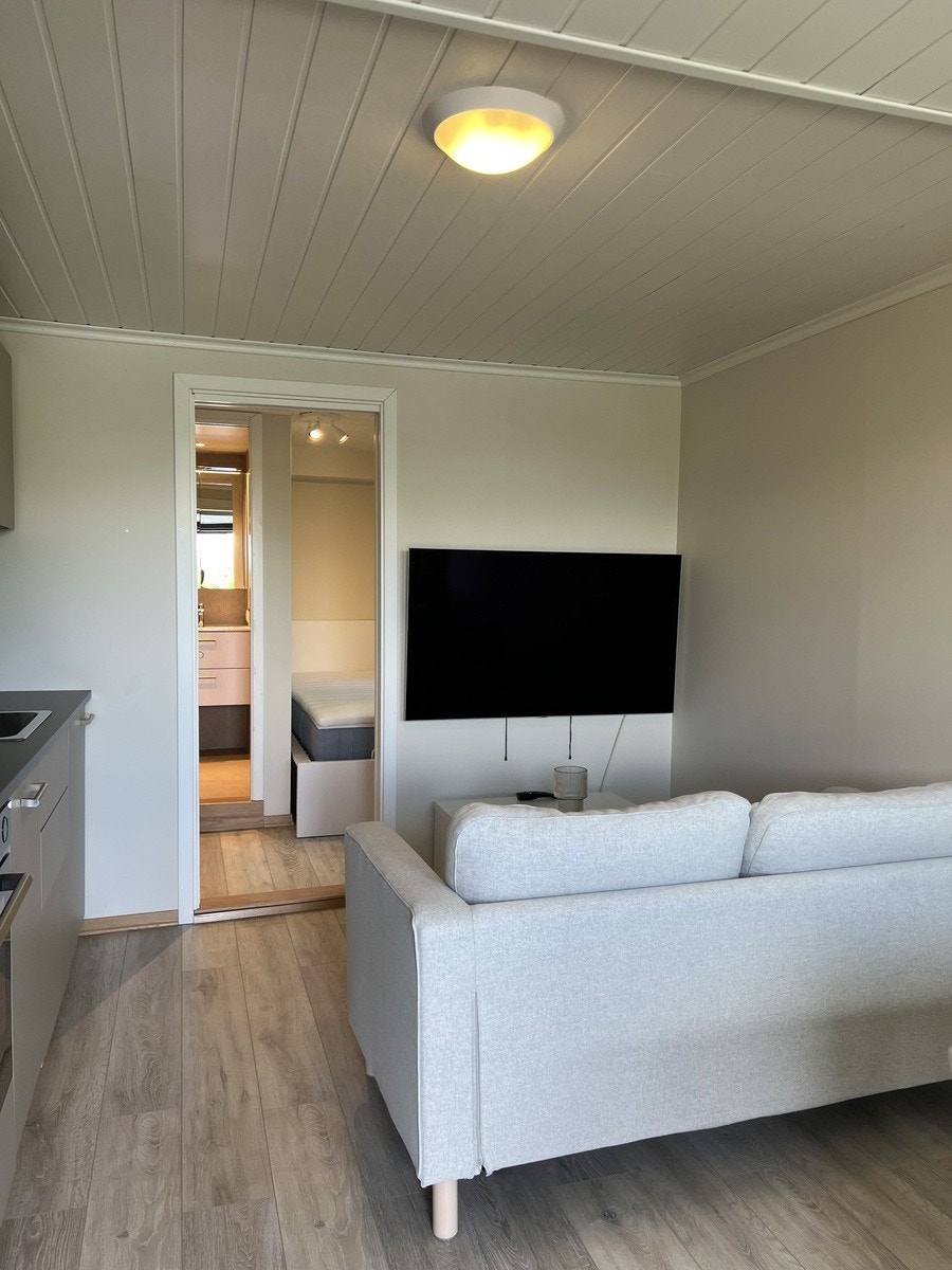 Åpen og effektiv stue/kjøkkenløsning Galleribilde