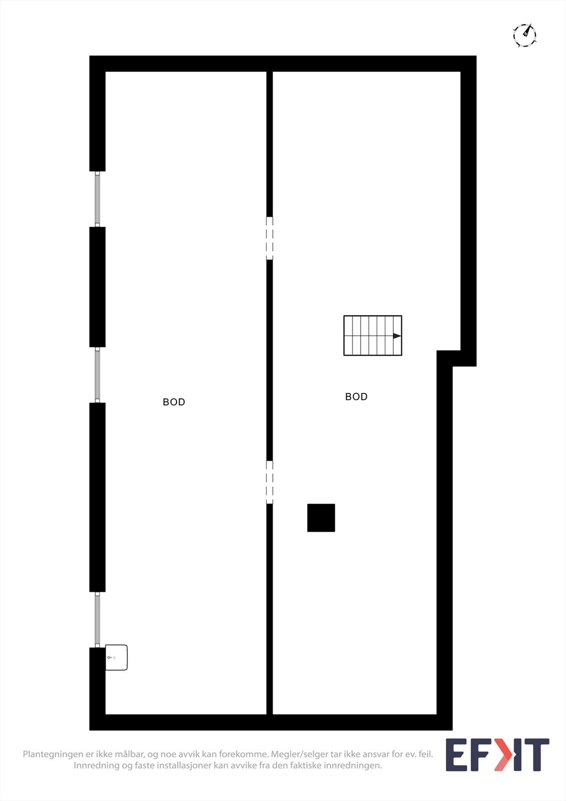 Plantegning kjeller Galleribilde