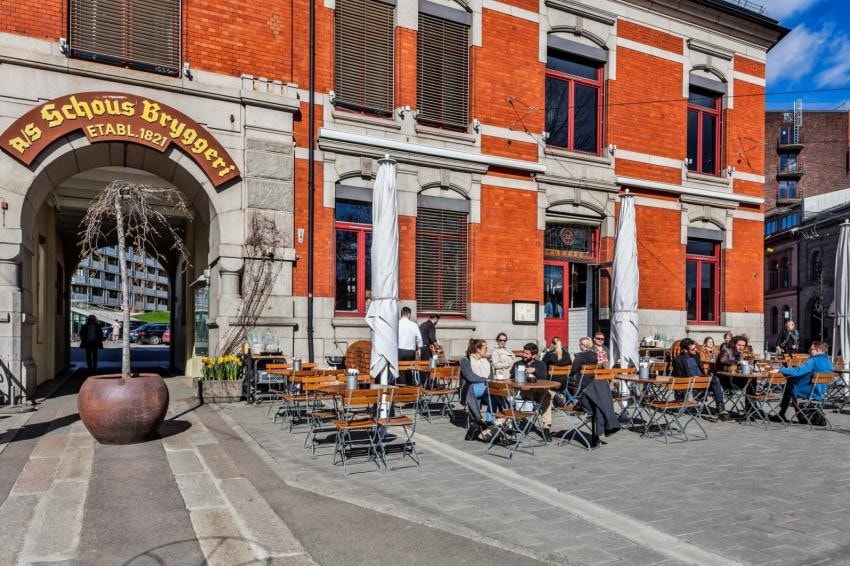 Det finnes mange populære serveringsteder i gangavstand fra leiligheten. Galleribilde