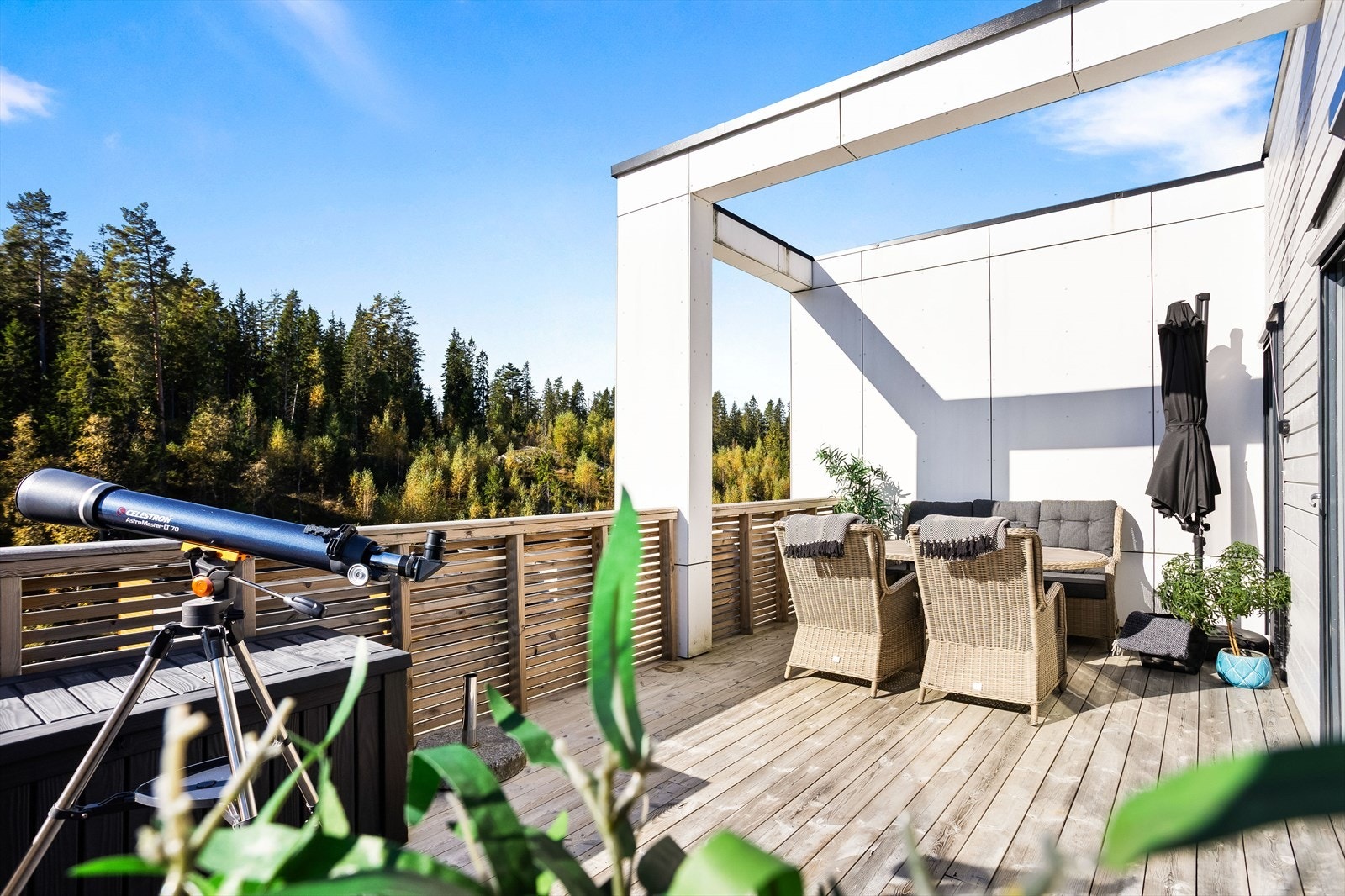 Romslig altan på 22m². Galleribilde