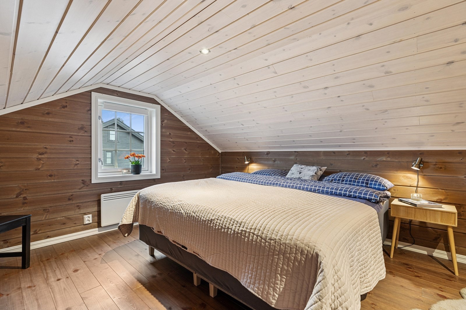 Hemsrom benyttet til ekstra soverom. Rommet har ikke godkjent som soverom pga. takhøyde. Galleribilde