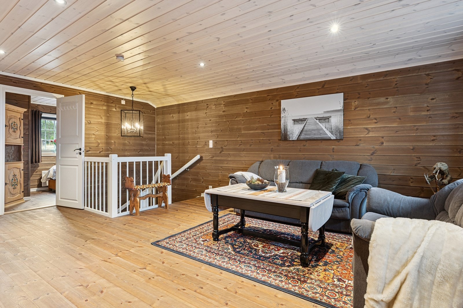 Loftstuen gir en perfekt tv-stue. Galleribilde