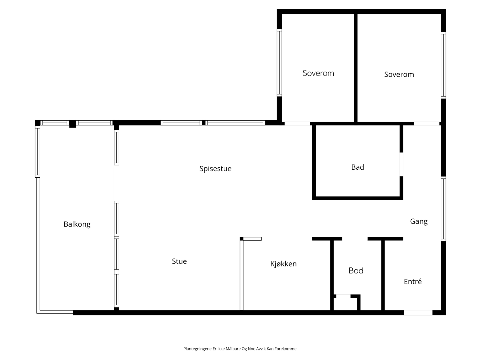 Skissert plantegning. Galleribilde