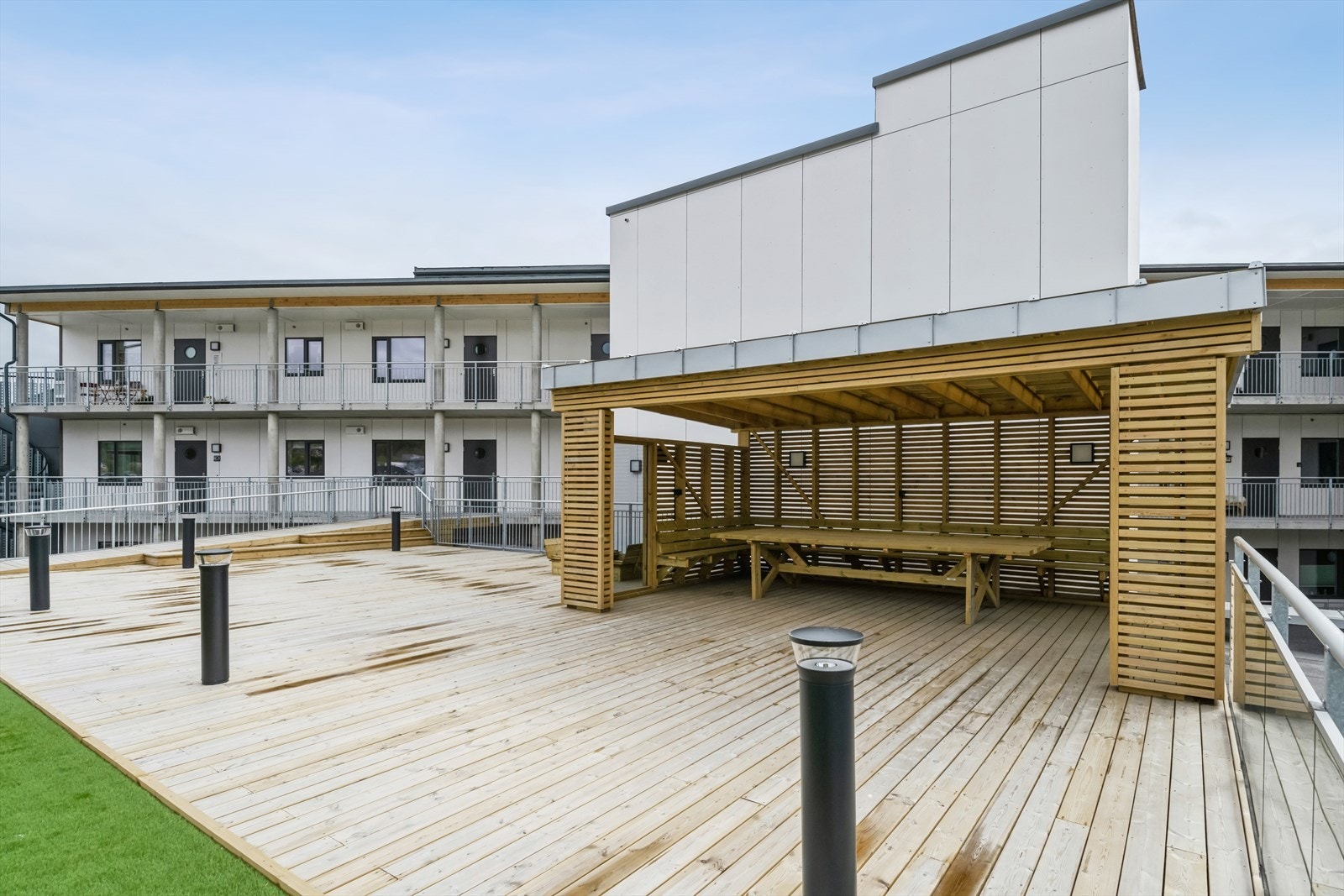 Felles uteområde med god lys og solforhold. Galleribilde