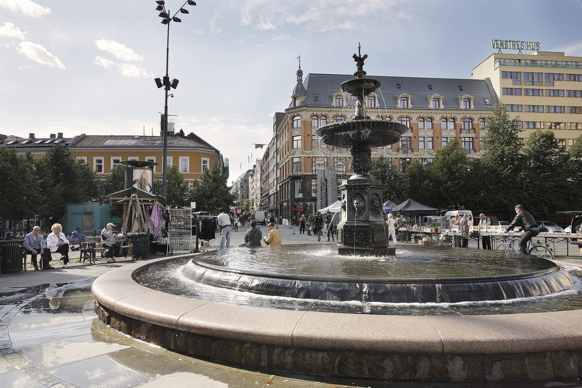 - Et par minutters gange til Youngstorget - Galleribilde