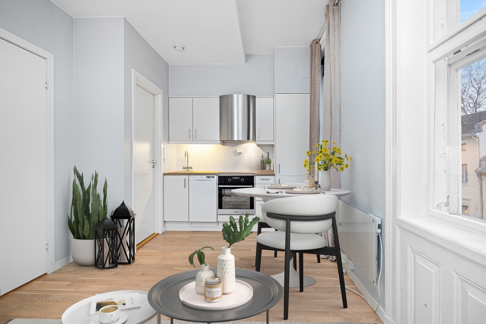 - Kun kr 1.244,- i fellesutgifter og ingen fellesgjeld (bildet er digitalt stylet) - Galleribilde