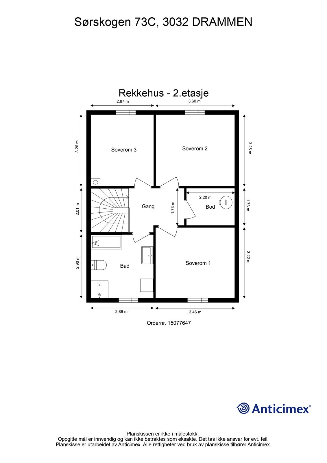 Plantegning - 2. etasje Galleribilde