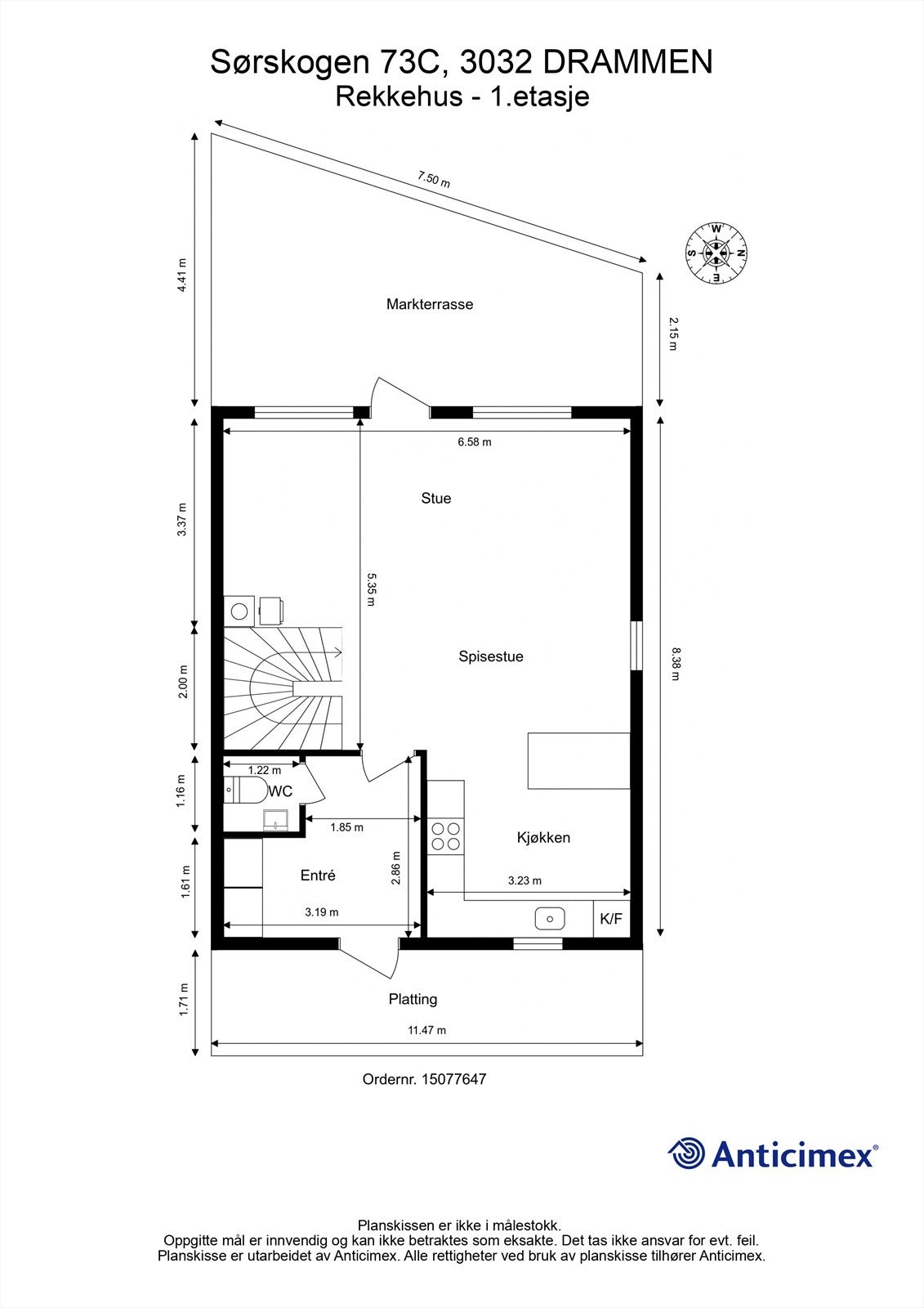 Plantegning - 1. etasje Galleribilde