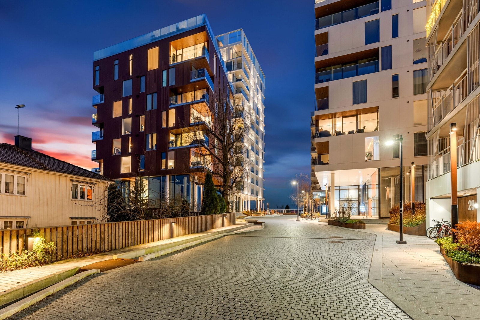 Leiligheten har en attraktiv beliggenhet i det eksklusive LUX-prosjektet, midt i hjertet av Lillestrøm. Galleribilde